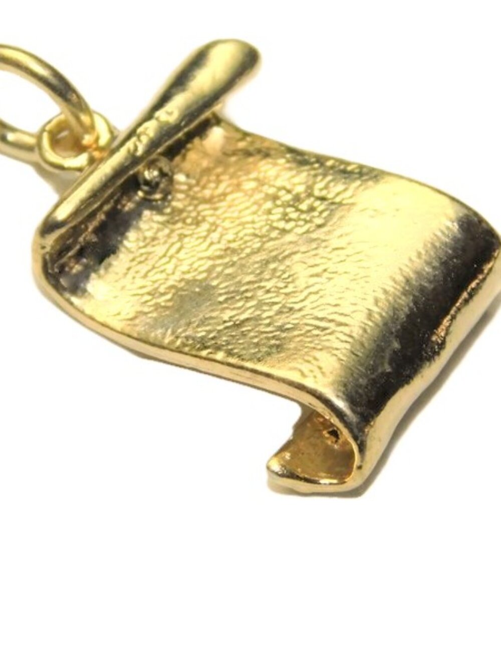 3D Diploma Pendant Charm 14k Yellow Gold - Picture 4 of 4
